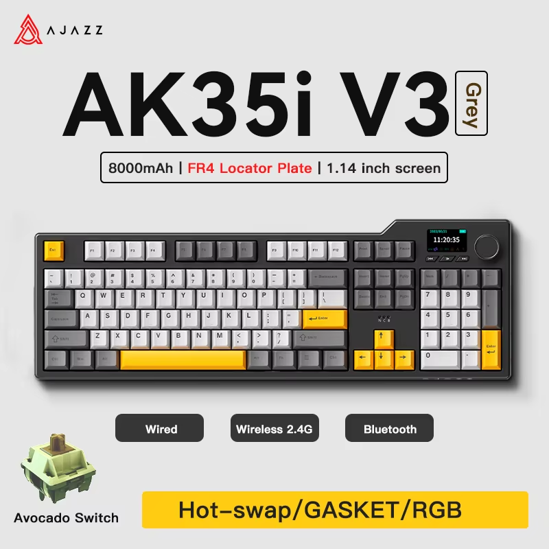 Keyboard Gaming Mac - Tastiera da gaming Ajazz AK35I V3