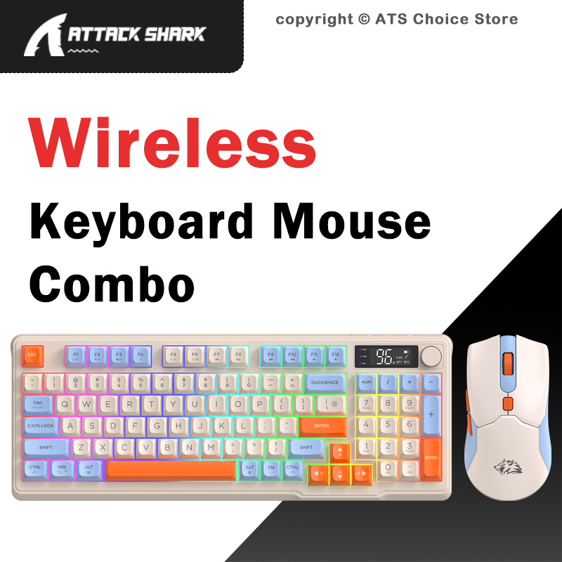 Gaming Keyboard And Mouse Combo Wireless - Combo Tastiera e Mouse Wireless FREEWOLF