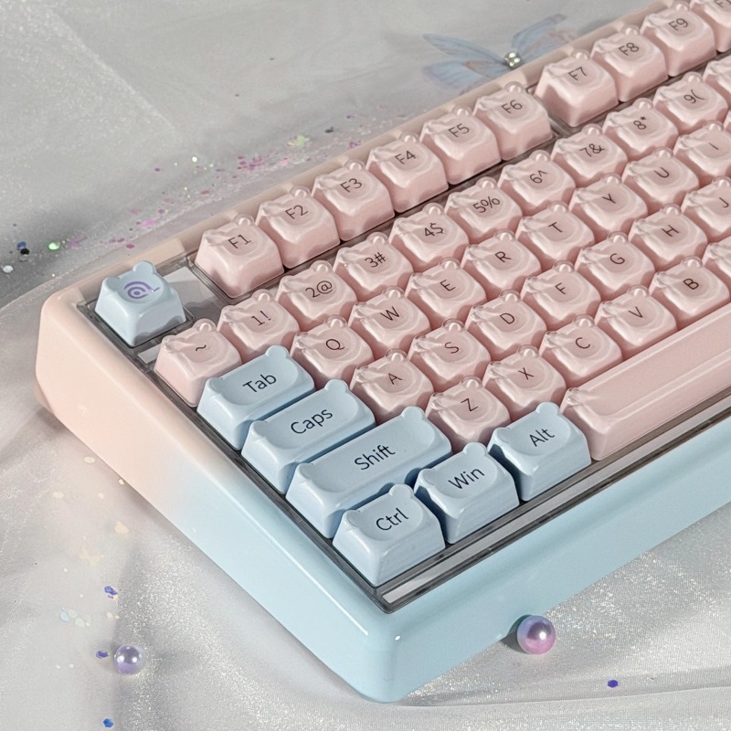 Keyboard Gaming Mac - Tastiera Meccanica Personalizzata Tri-modalità Cablata/Wireless/Bluetooth 2.4G