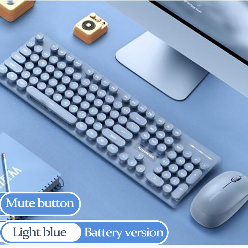 Gaming Keyboard And Mouse Combo Wireless - UTHAI N600 2.4G Office Business Ragazzi