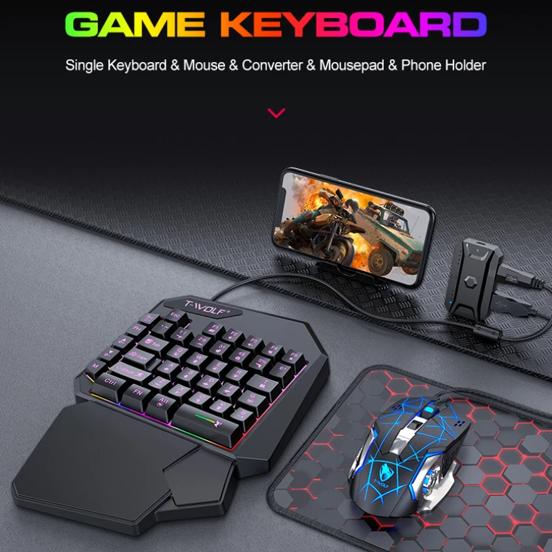 T-WOLF TF900 Set trono tastier - Gaming Keyboard Mouse And Headset Combo recensione e prezzo