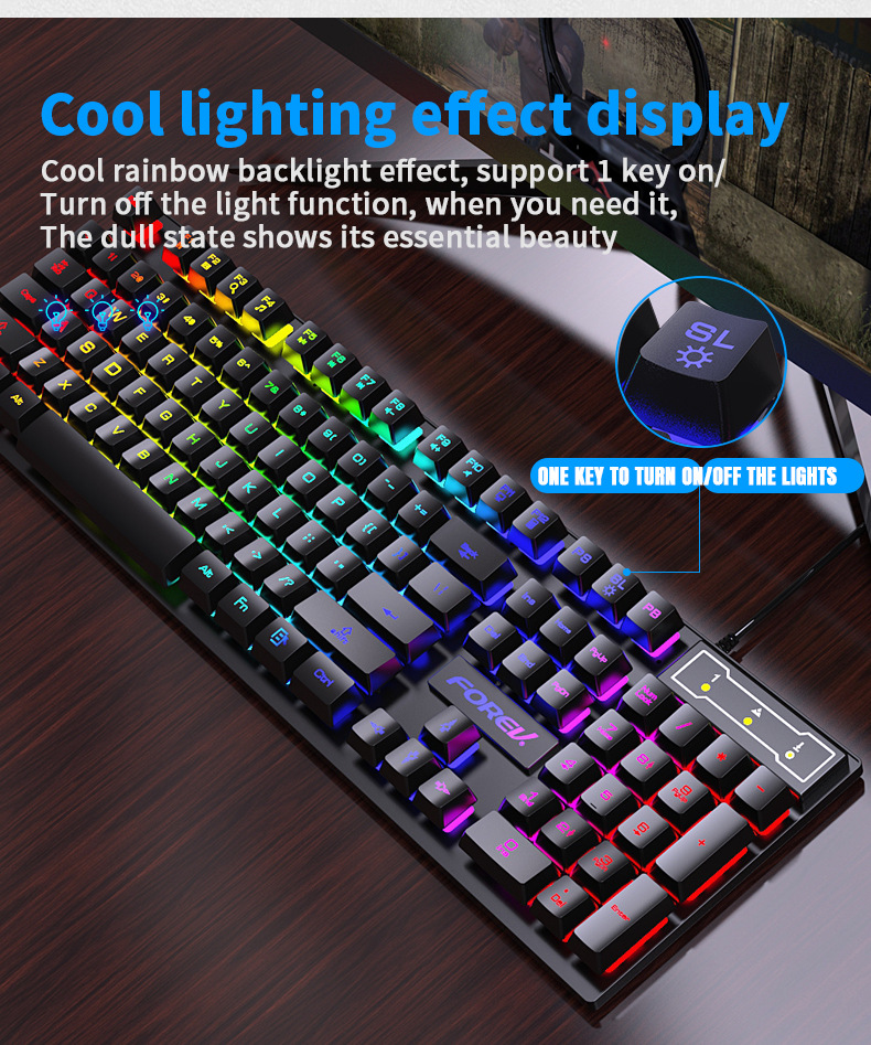 Tastiera Meccanica Retroillumi - Keyboard Mouse Bundle Gaming recensione e prezzo