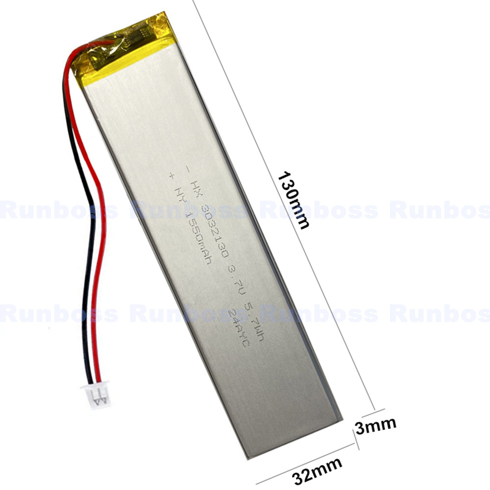 Batteria 3032130 3.7V 1550mAh  - Gaming Keyboard Tester recensione e prezzo